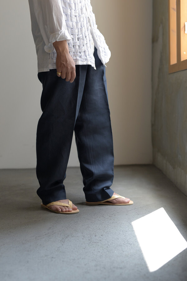 定価7.3万 新品 seya. SKY PANTS SILK DENIM XS-