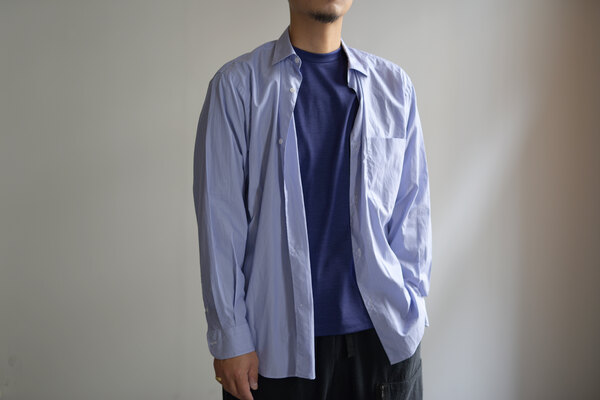 un/unbient / WASHABLE WOOL TENJIKU CREW NECK TEE (sold) | INSIDE