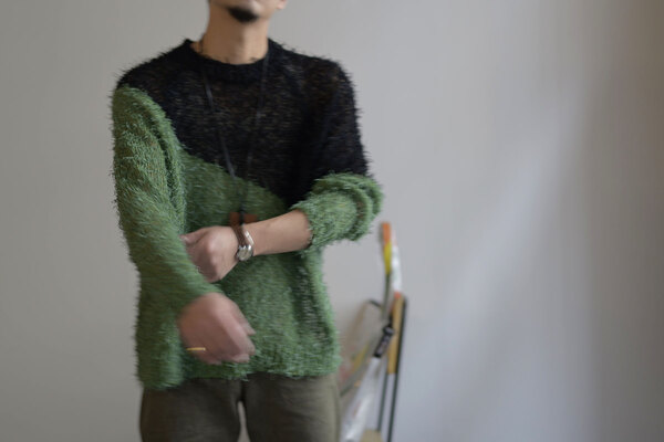 Kota Gushiken / Cotton Fur Jumper(sold) | INSIDE MY GLASS DOORS