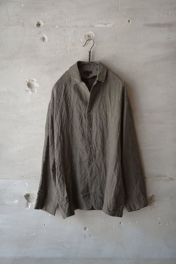 Omar Afridi / HAORI SHIRT JACKET (sold) | INSIDE MY GLASS DOORS