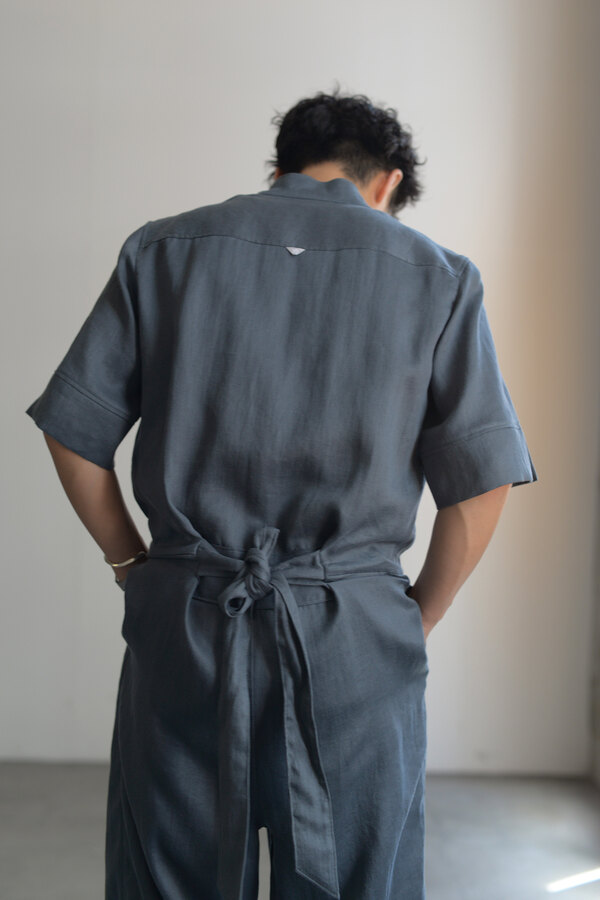 YINDIGO AM / LINEN BELTED JUNPSUIT (sold) | INSIDE MY GLASS DOORS