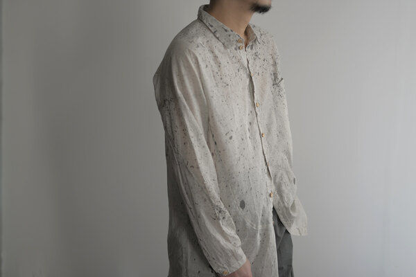 PROJECTbyH. / “POMPEII”PERSPECTIVE SHIRT(sold) | INSIDE MY GLASS DOORS