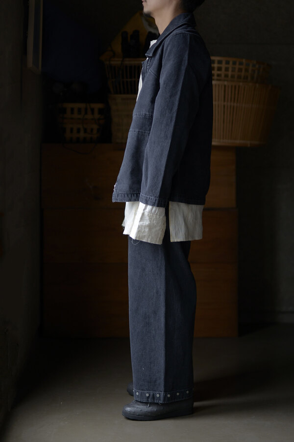 Omar Afridi / DENIM COVERALL BLOUSON (sold) | INSIDE MY GLASS DOORS