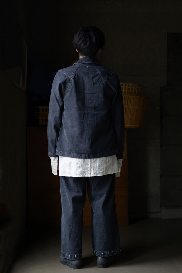 Omar Afridi / DENIM COVERALL BLOUSON (sold) | INSIDE MY GLASS DOORS