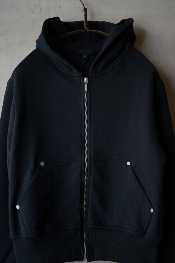 Omar Afridi / RIVETED ZIP HOODIE (sold) | INSIDE MY GLASS DOORS