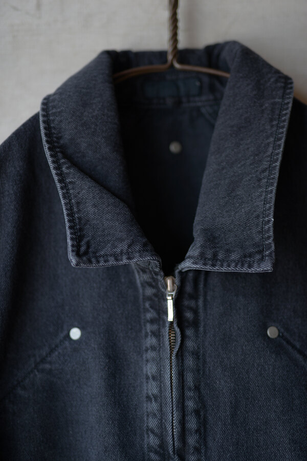 Omar Afridi / DENIM COVERALL BLOUSON (sold) | INSIDE MY GLASS DOORS