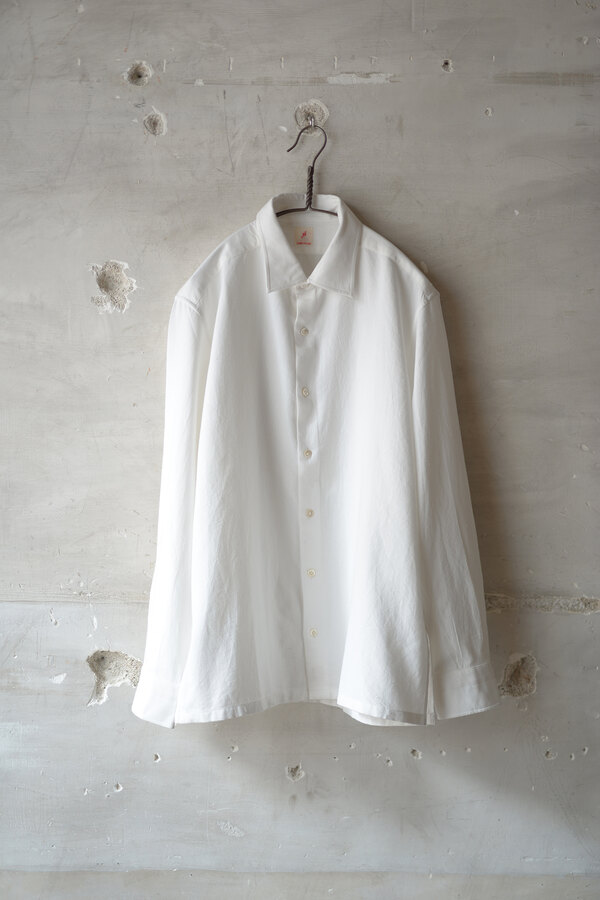 PERIOD FEATURES ピリオド フューチャーズ / STANDARD KHADI SHIRT (sold) | INSIDE MY  GLASS DOORS