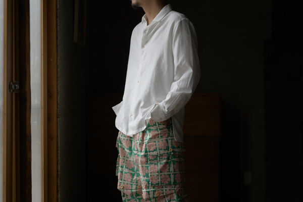 PERIOD FEATURES ピリオド フューチャーズ / STANDARD KHADI SHIRT (sold) | INSIDE MY  GLASS DOORS